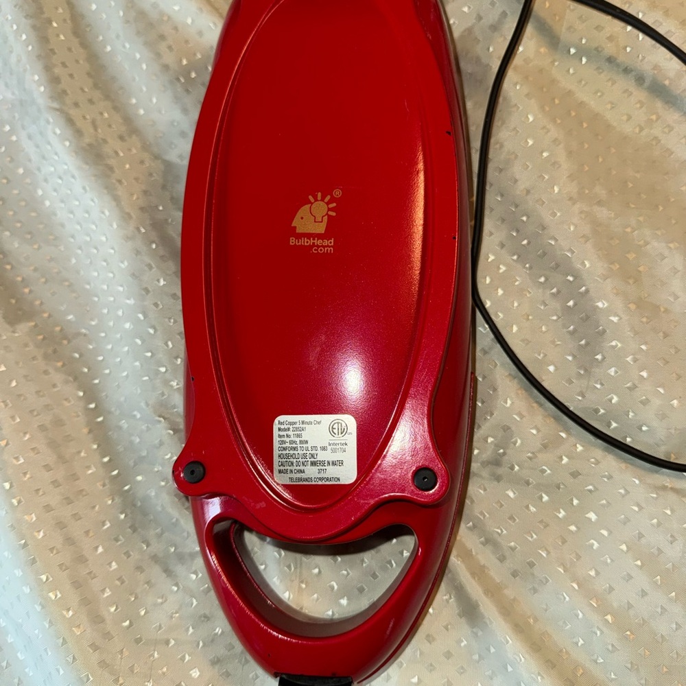 Red Copper 5 Minute Chef Electric Meal Maker - Picture 3 of 7